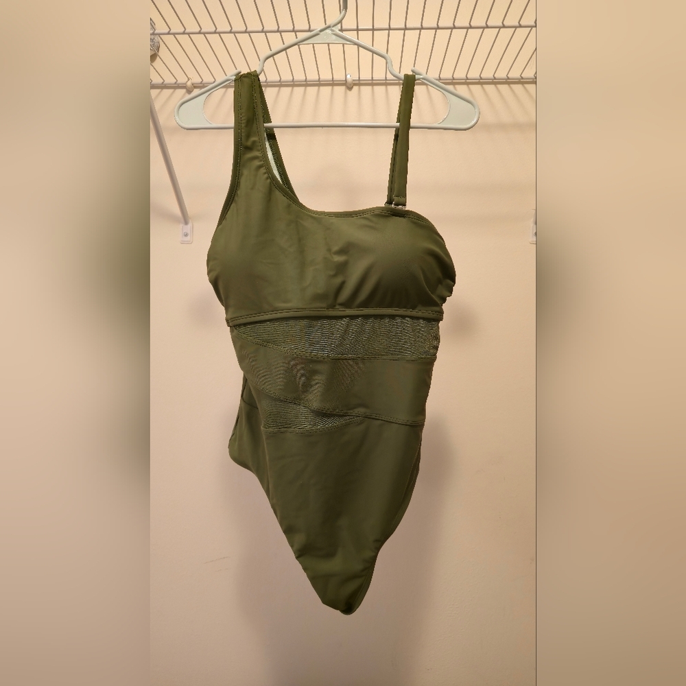 Cupshe Olive Green Women's One-Piece Swimsuit